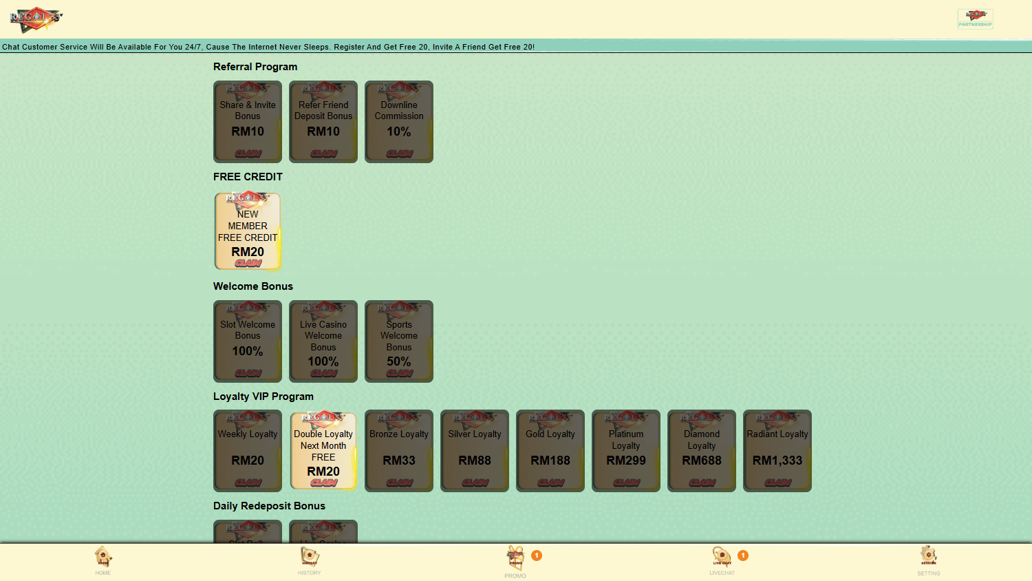 regal33_casino_promotions_desktop