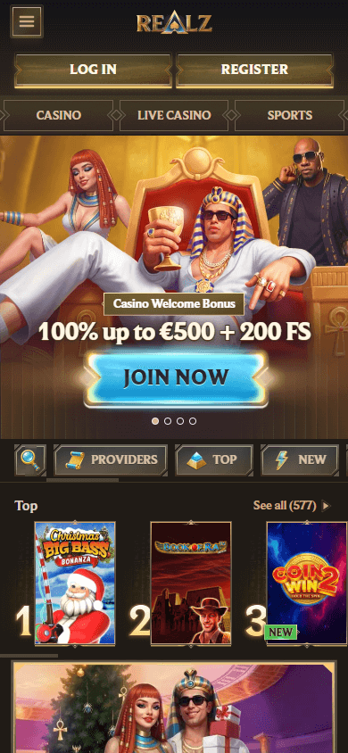 realz_casino_homepage_mobile
