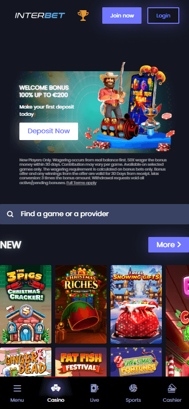 interbet_casino_homepage_mobile