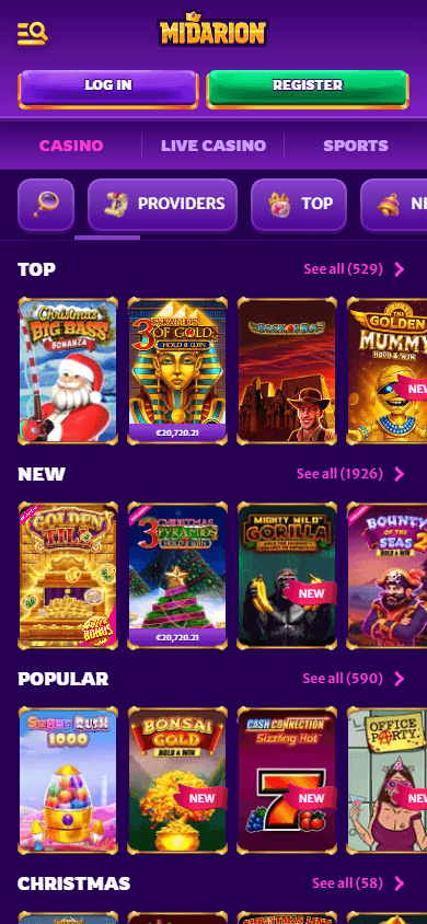 Midarion_Casino_game_gallery_mobile