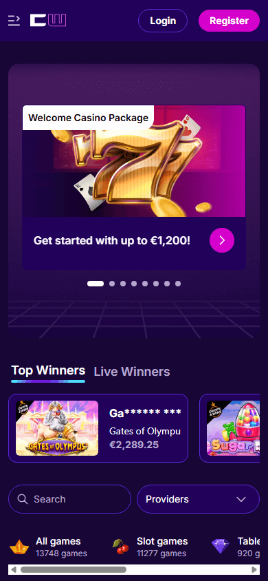 cipherwins_casino_homepage_mobile