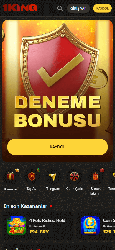 1king_casino_homepage_mobile