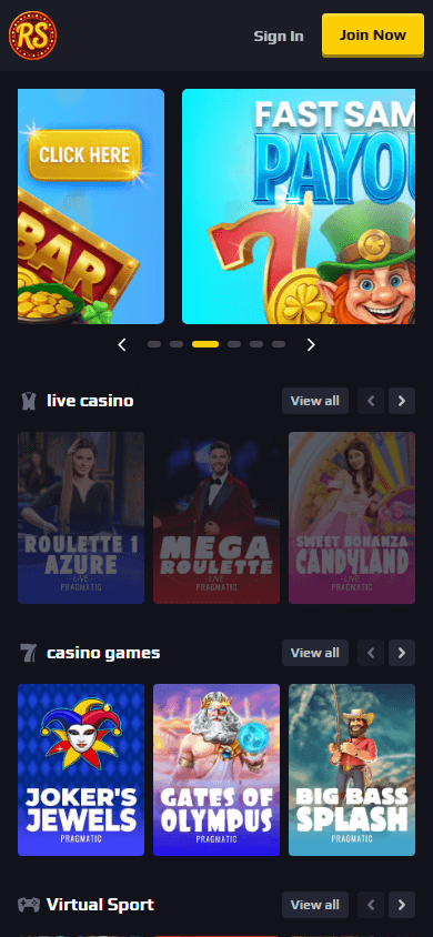 royale_spins_casino_homepage_mobile