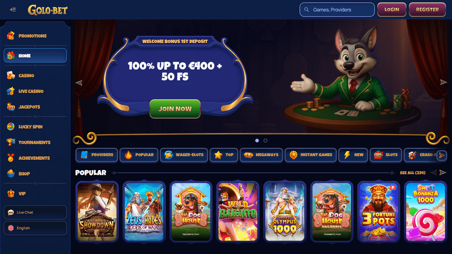golobet_casino_homepage_desktop