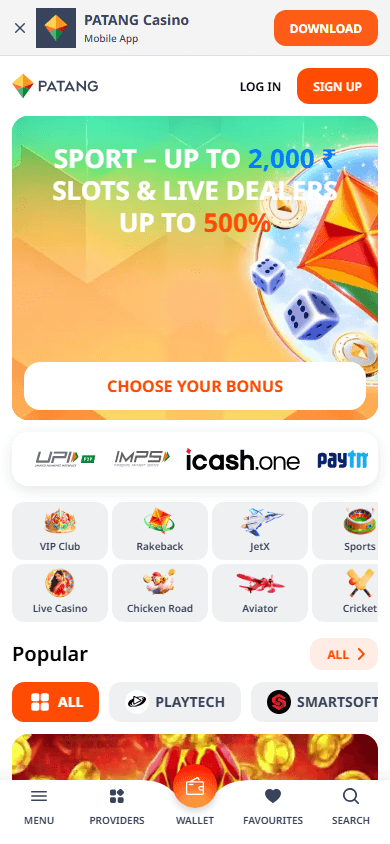 patang_casino_homepage_mobile