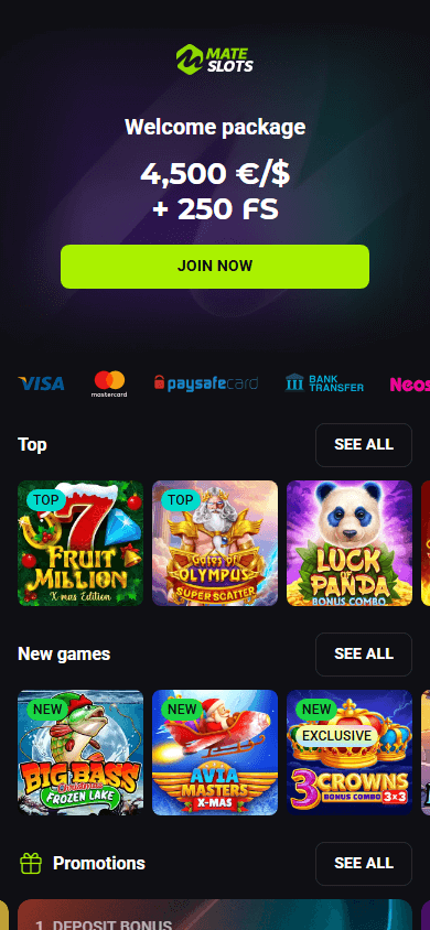 mateslots_casino_homepage_mobile