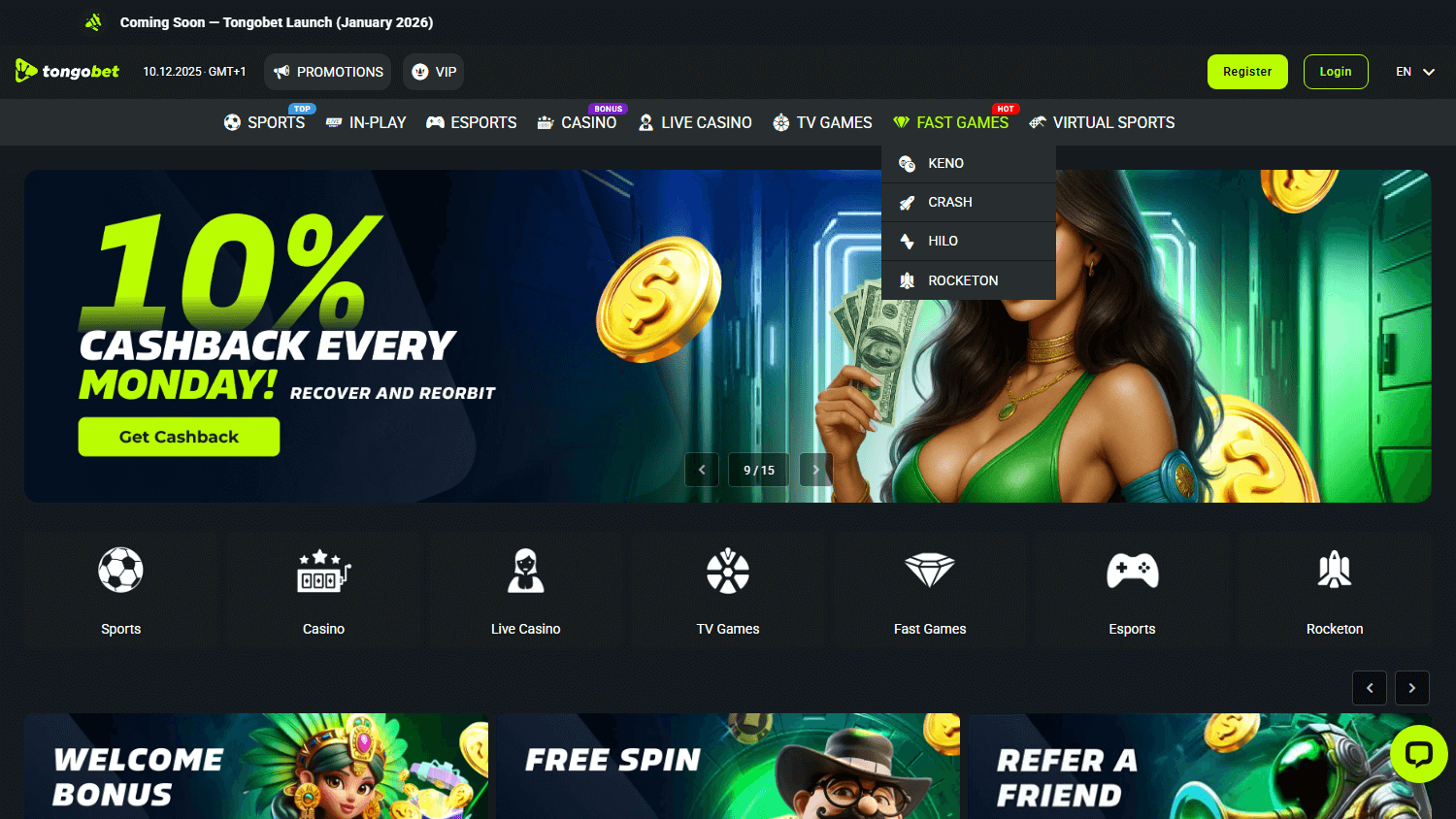 tongobet_casino_homepage_desktop