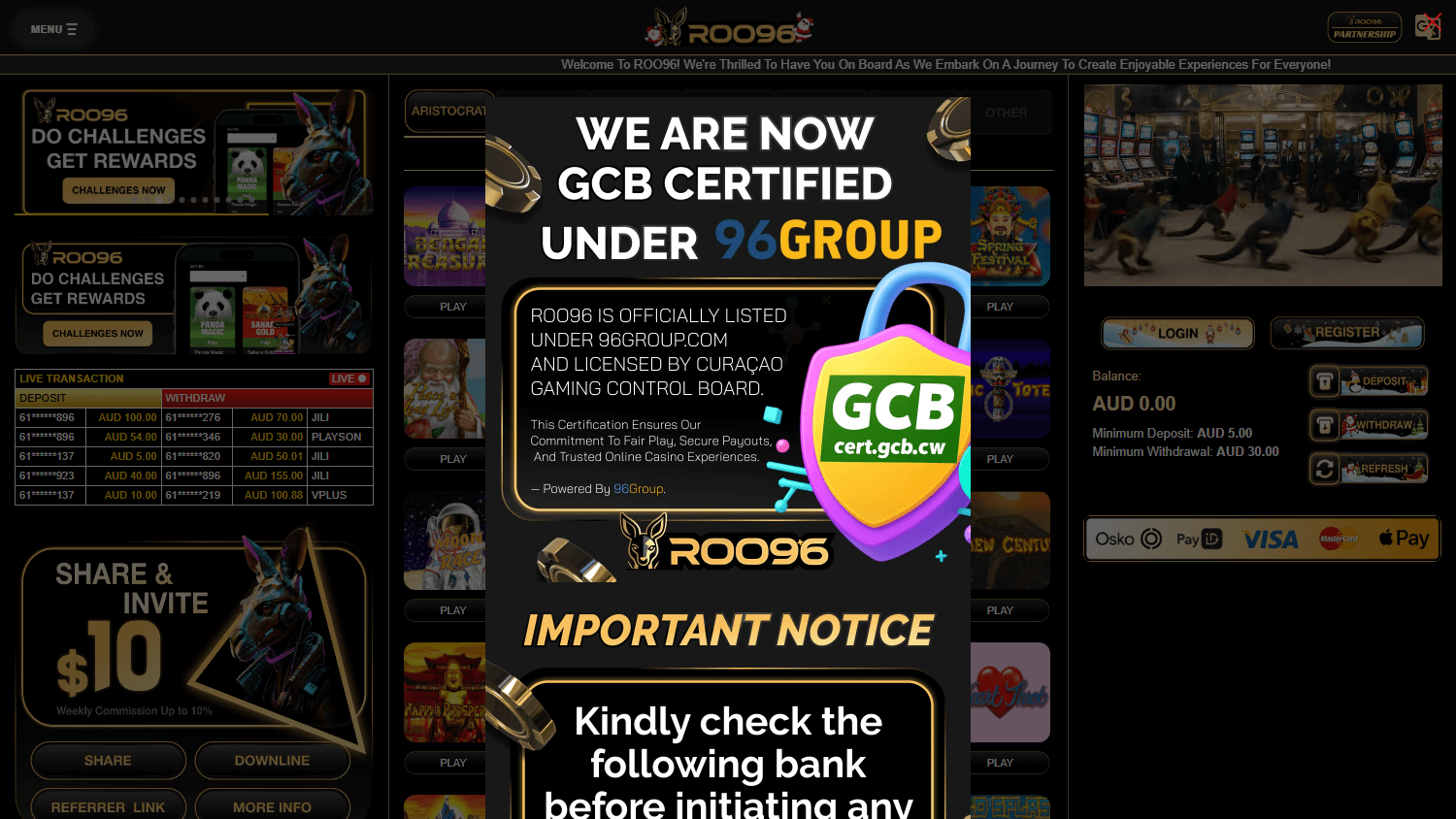 roo96_casino_homepage_desktop