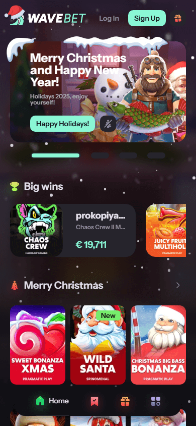 wavebet_casino_homepage_mobile