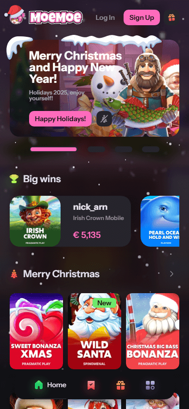 moemoe_casino_homepage_mobile