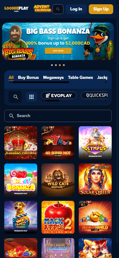 loonieplay_casino_game_gallery_mobile