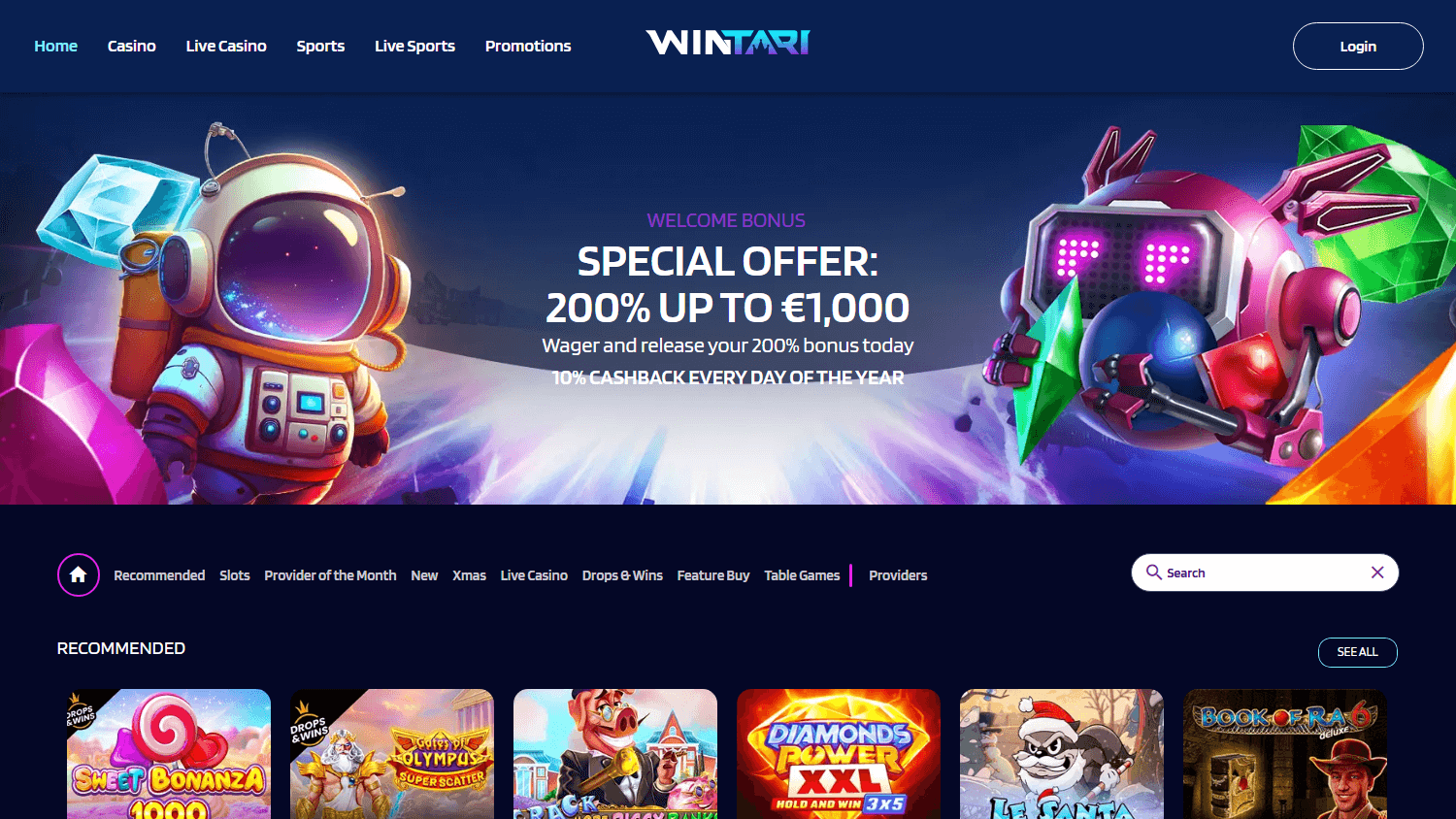 wintari_casino_homepage_desktop