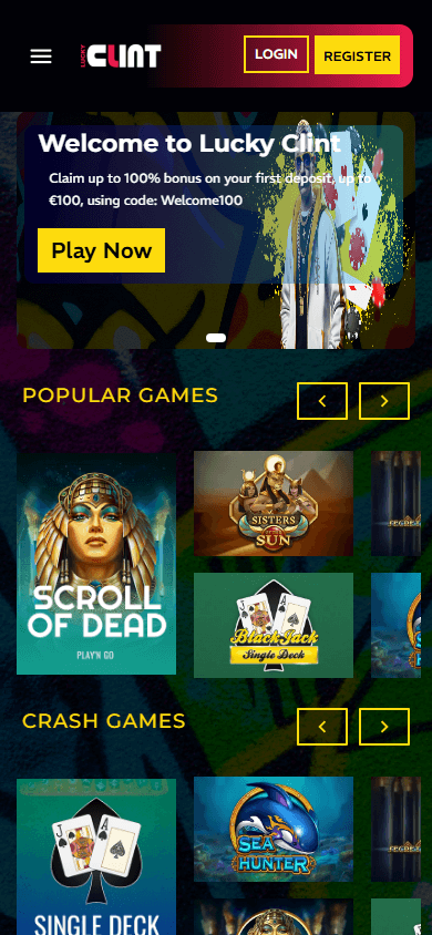 luckyclint_casino_homepage_mobile