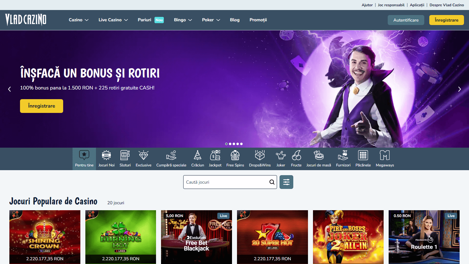 vlad_casino_homepage_desktop