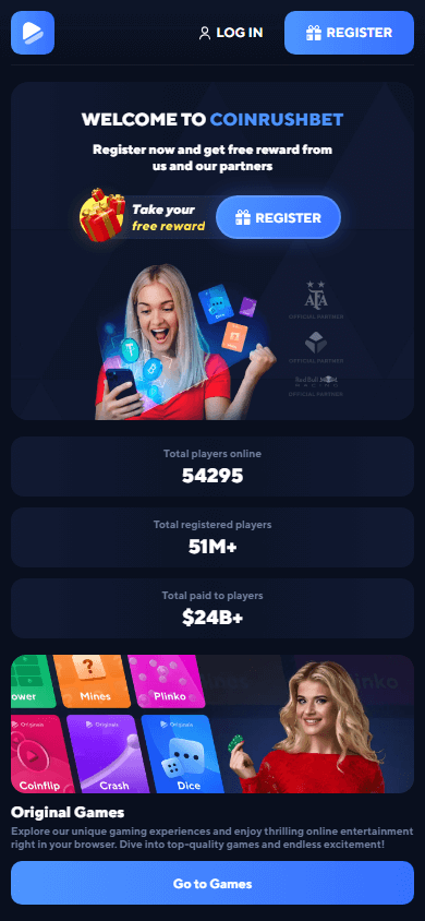 coinrushbet_casino_homepage_mobile