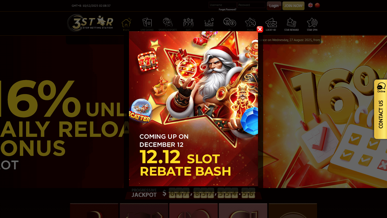 3star88_casino_sg_homepage_desktop