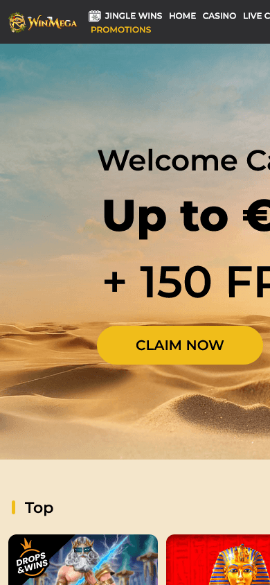 winmega_casino_homepage_mobile