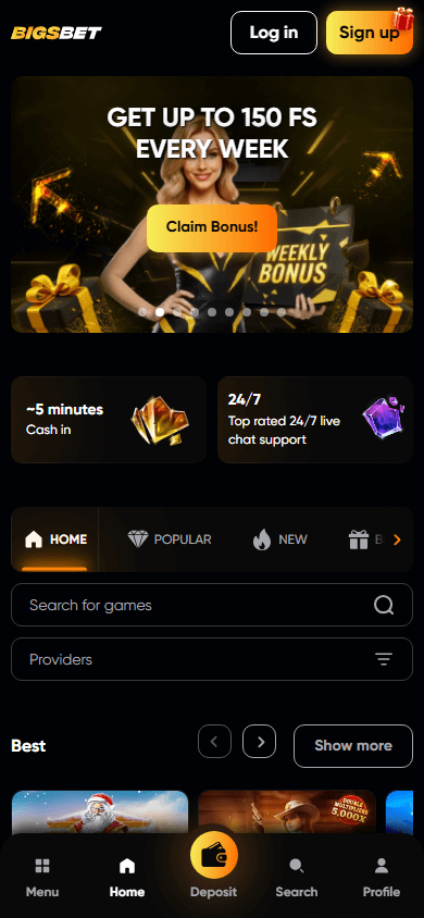 bigs.bet_casino_homepage_mobile