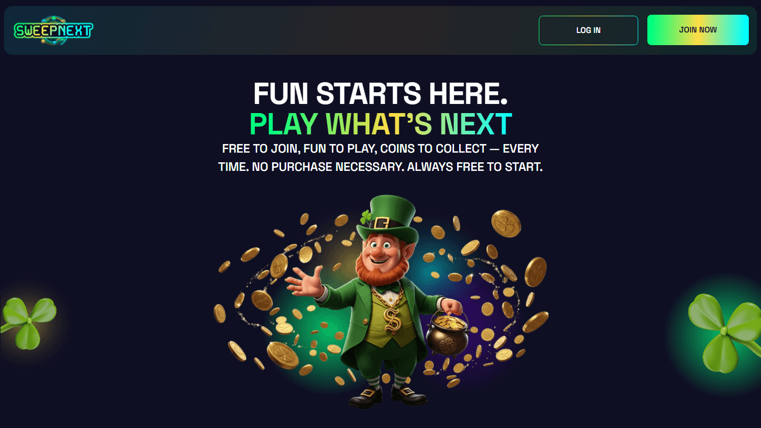 sweepnext_casino_homepage_desktop