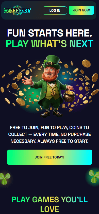 sweepnext_casino_homepage_mobile