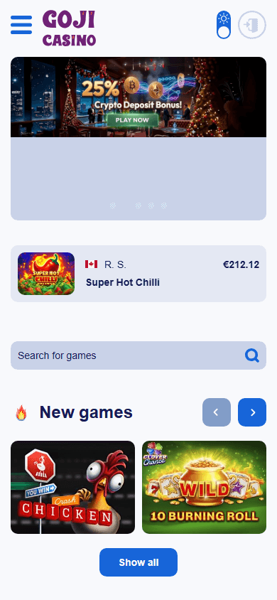 gojicasino_homepage_mobile