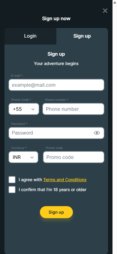 samratbet_casino_homepage_mobile