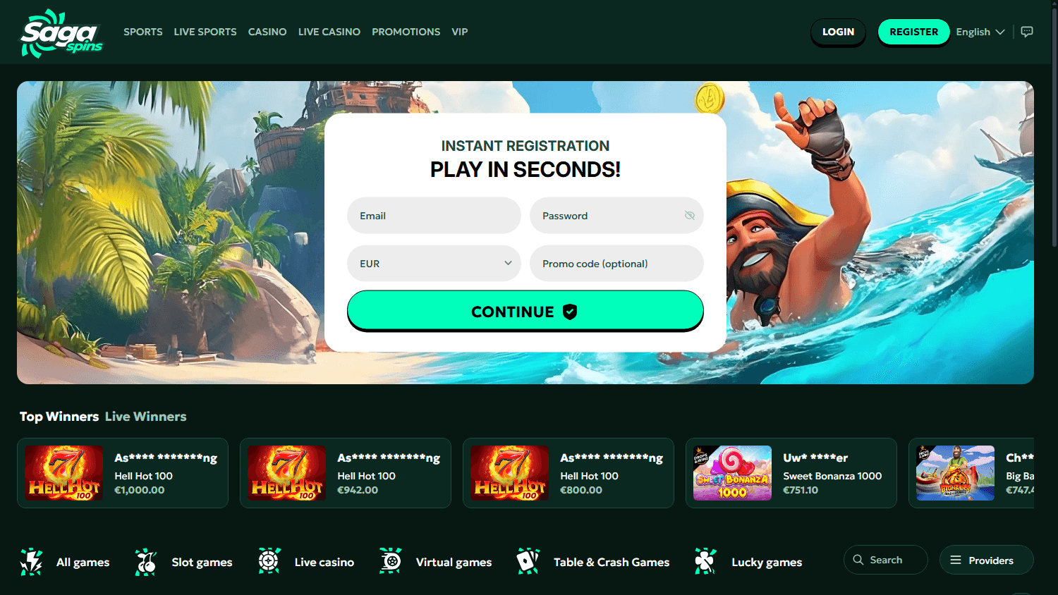 sagaspins_casino_homepage_desktop