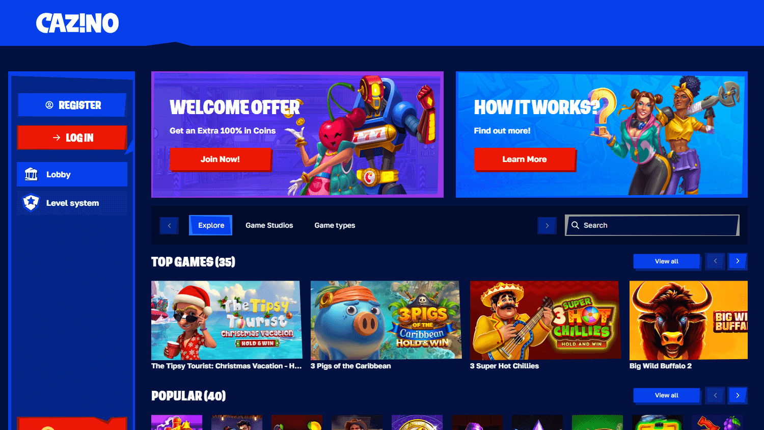 cazino_casino_homepage_desktop