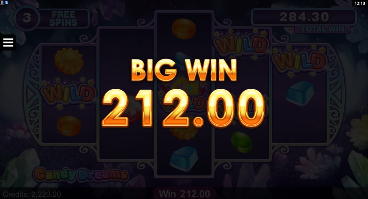 Candy Dreams big win