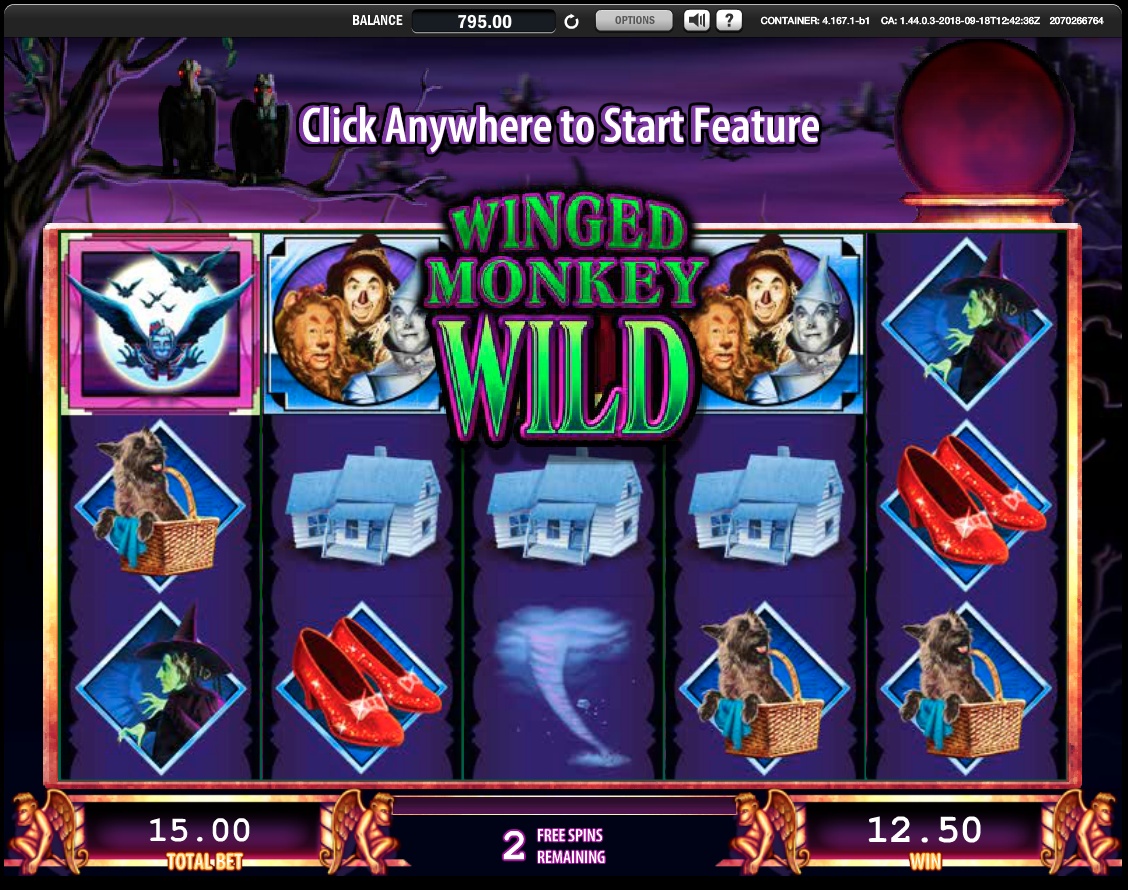 Wizard of Oz slot Winged Monkey Wilds