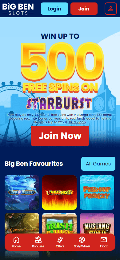 Big_Ben_Slots_Casino_homepage_mobile