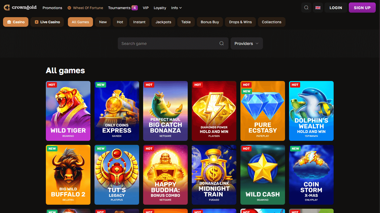 Crowngold_Casino_game_gallery_desktop