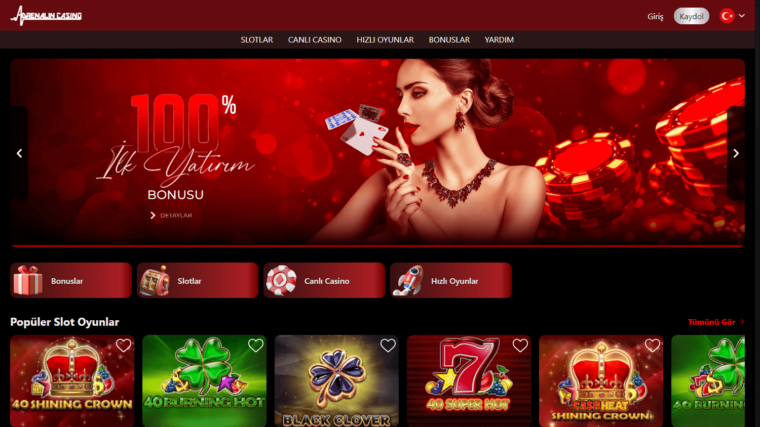 Adrenalin_Casino_homepage_desktop