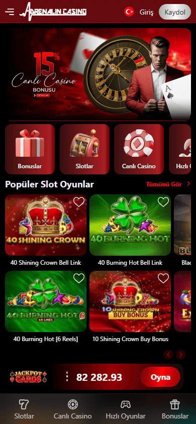 Adrenalin_Casino_homepage_mobile