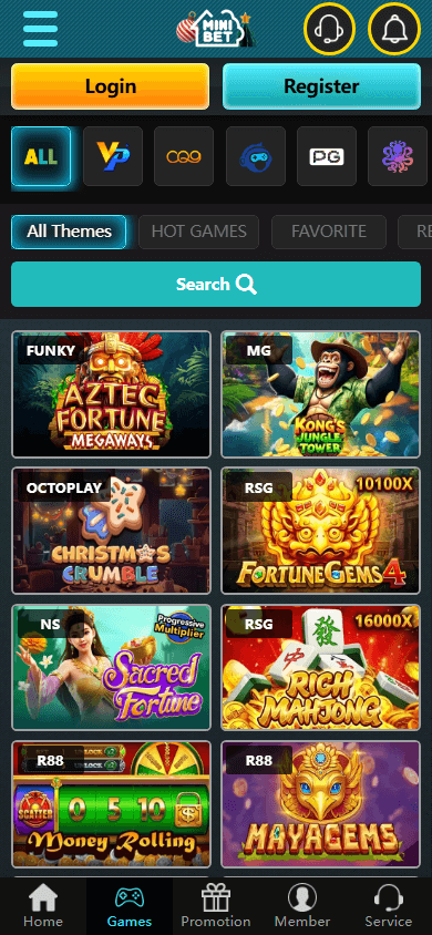 MINIBET_Casino_game_gallery_mobile