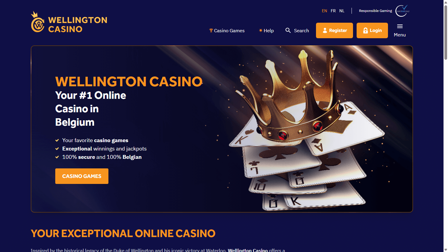 Wellington_Casino_homepage_desktop