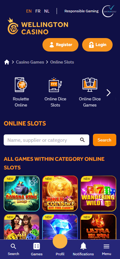 Wellington_Casino_game_gallery_mobile