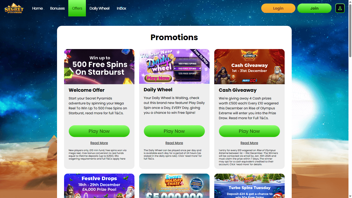 Secret_Pyramids_Casino_promotions_desktop