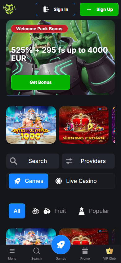 WinCraft_Casino_homepage_mobile