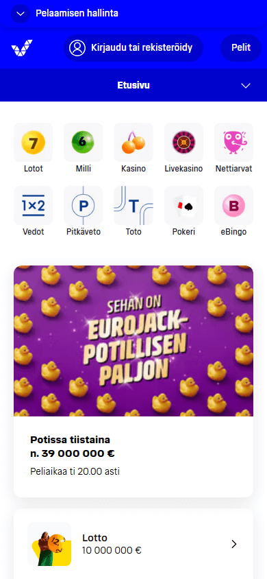 Veikkaus_Casino_homepage_mobile