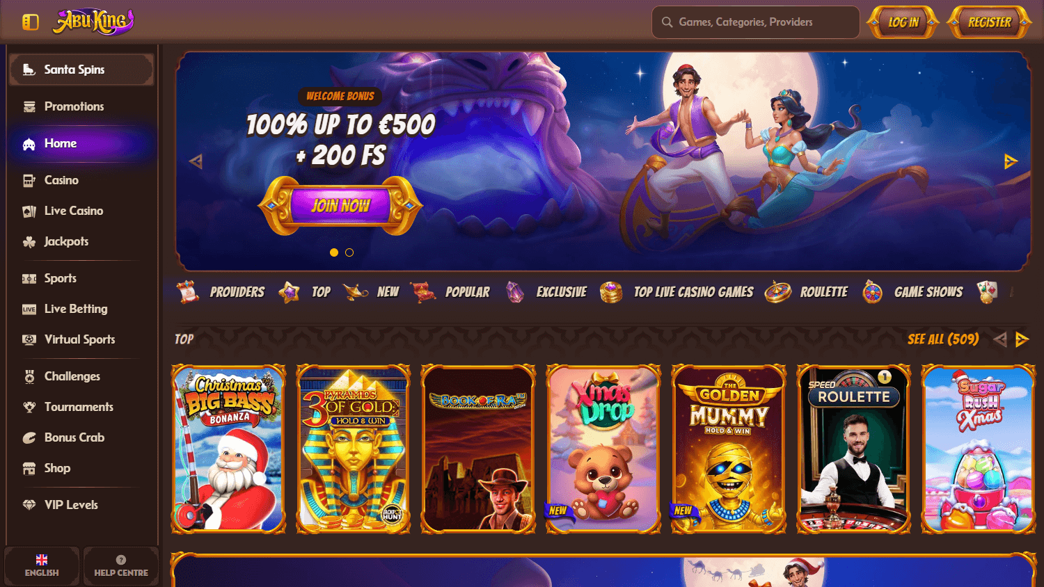 abu_king_casino_homepage_desktop