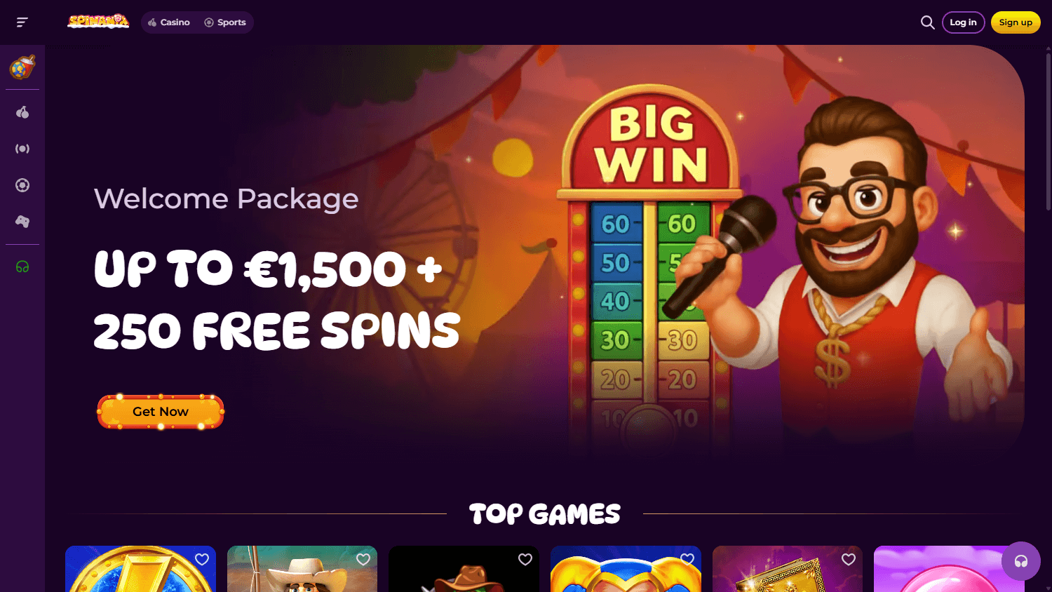 spinania_casino_homepage_desktop