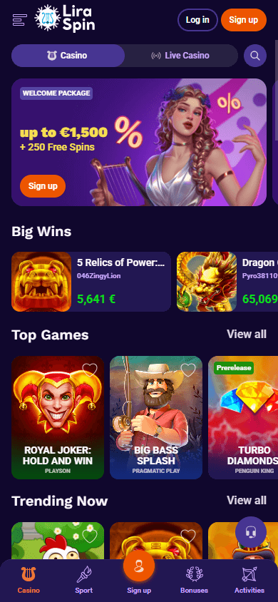 liraspin_casino_homepage_mobile