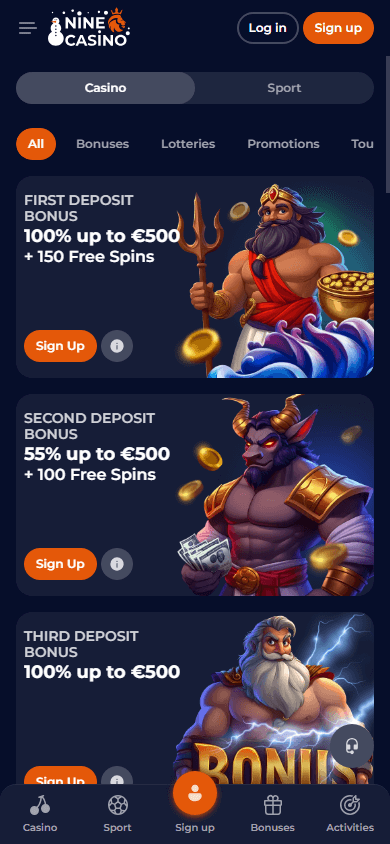NineCasino_promotions_mobile