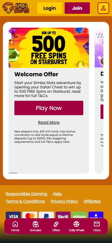 Simba_Slots_Casino_promotions_mobile