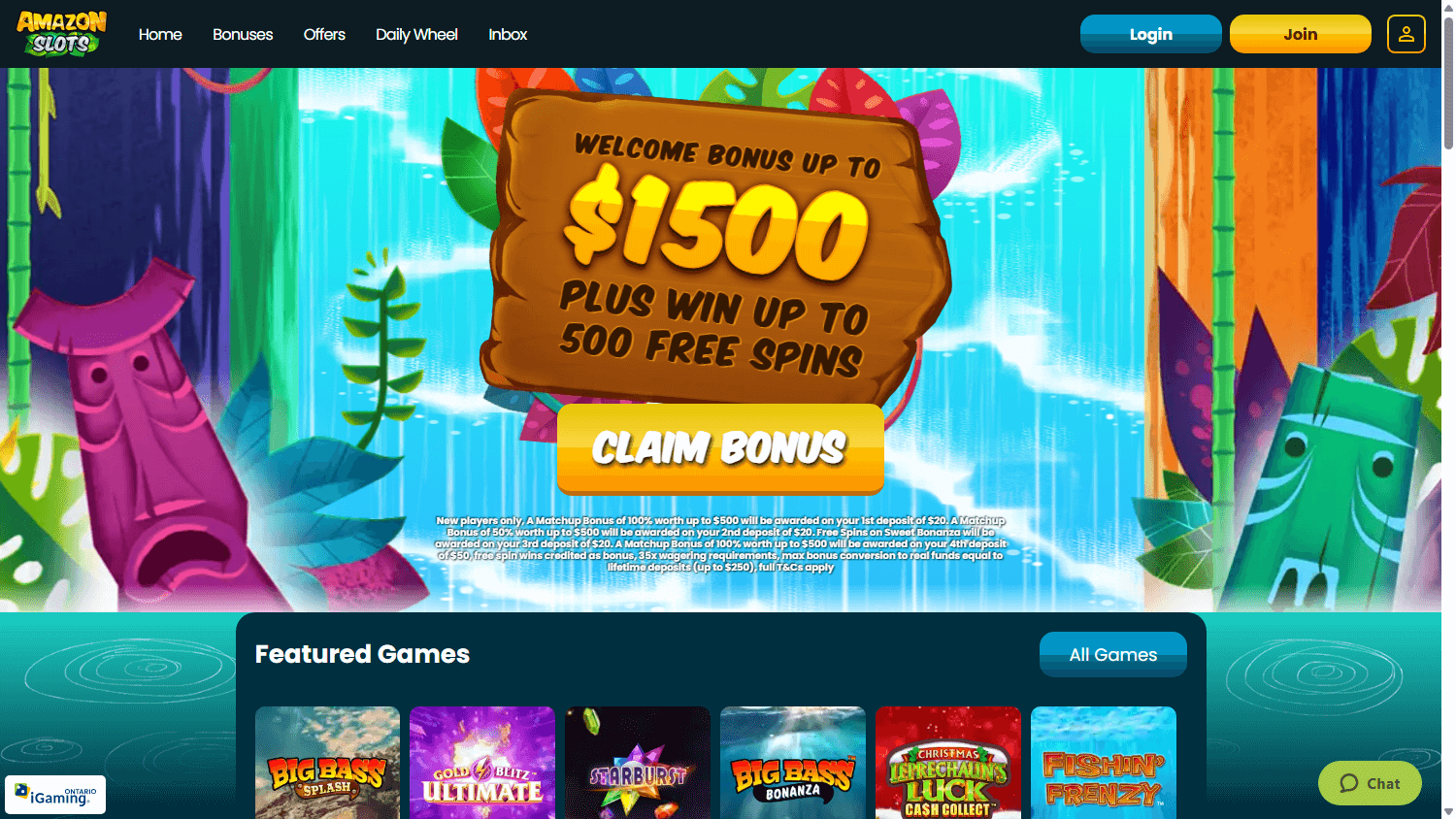Amazon_Slots_Casino_Ontario_homepage_desktop