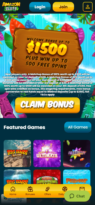 Amazon_Slots_Casino_Ontario_homepage_mobile