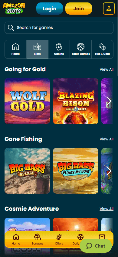 Amazon_Slots_Casino_Ontario_game_gallery_mobile