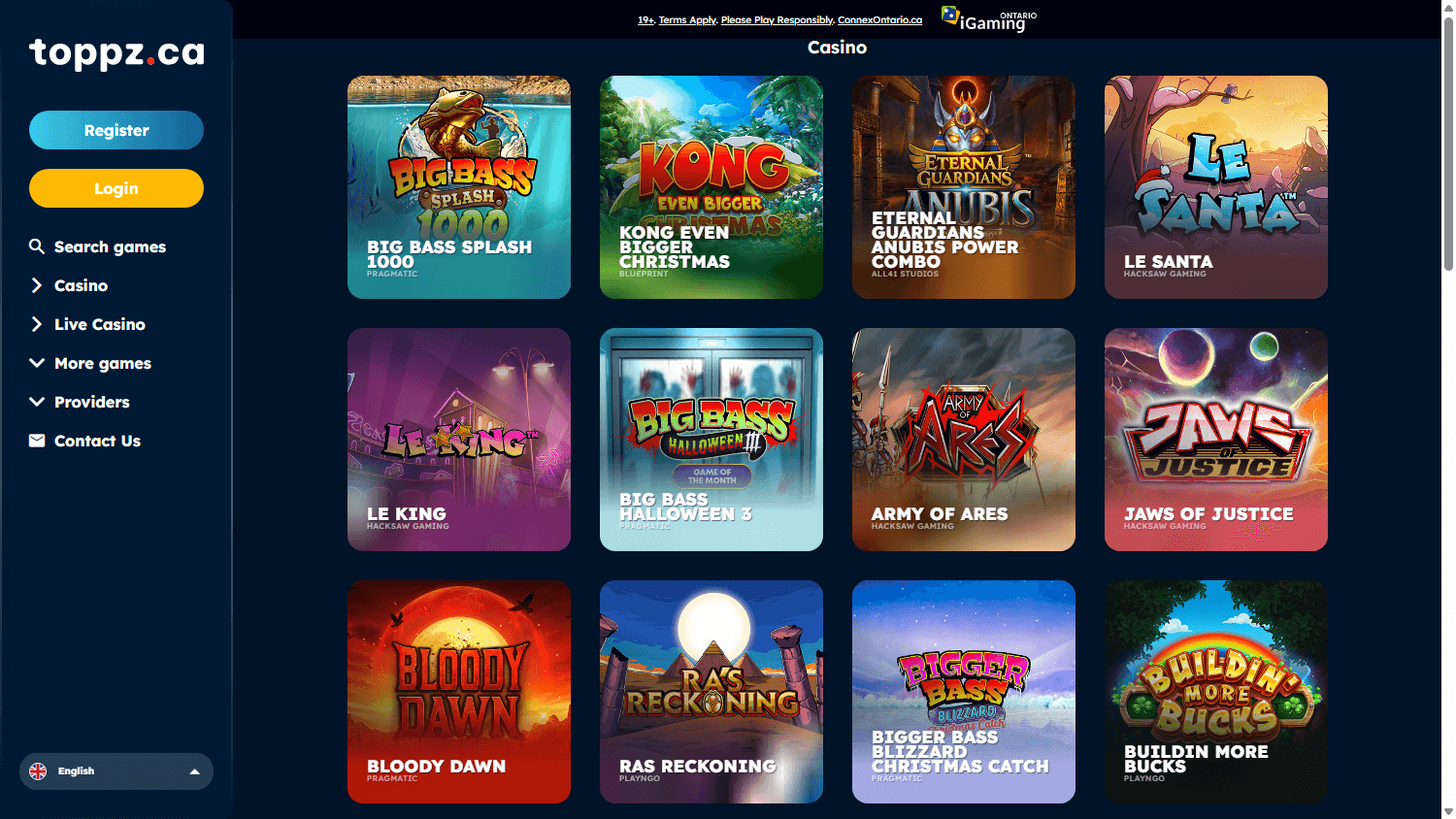 Toppz_Casino_game_gallery_desktop