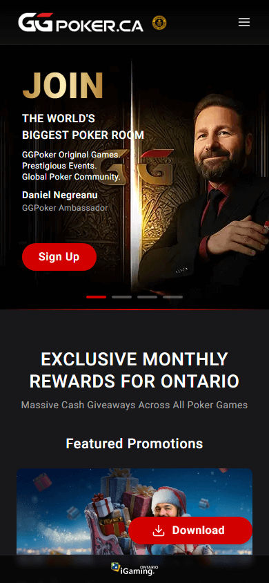 GGPoker_Casino_Ontario_homepage_mobile